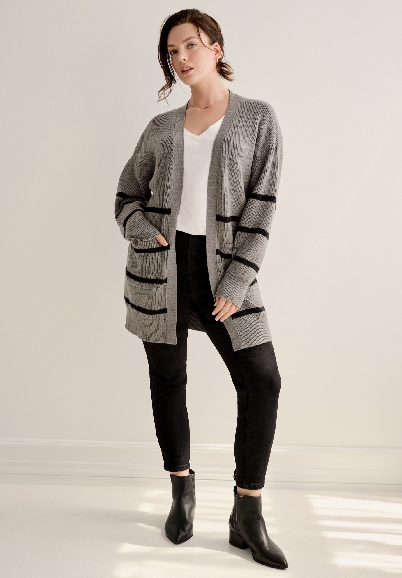 Shaker Stitch Cardigan image number 0