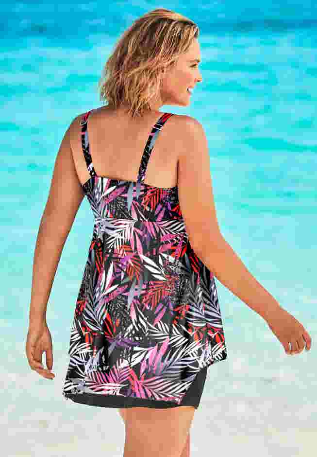 Longer-Length Tankini Top image number 1
