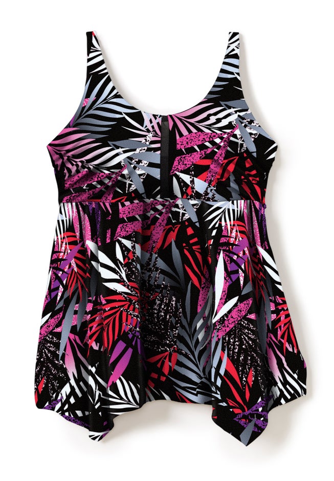 Longer-Length Tankini Top image number 3