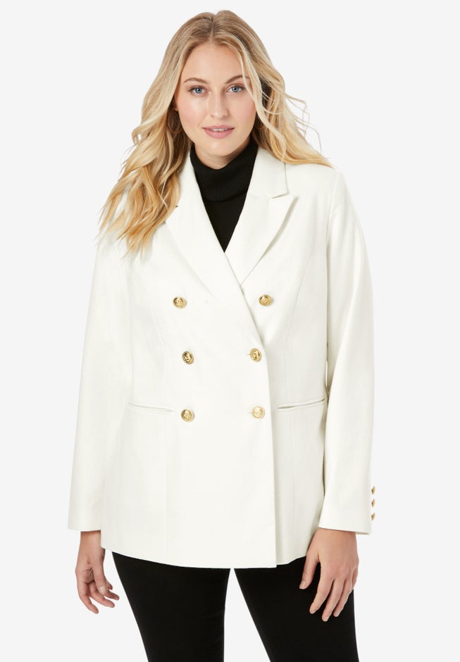Double Breasted Wool Blazer image number 0