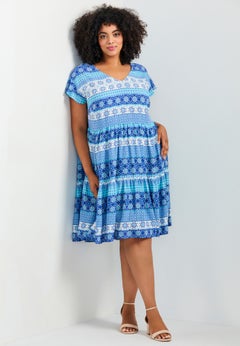 Unwind Tiers Dress