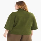 Wide-Sleeve Turtleneck Sweater image number null