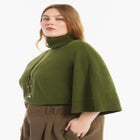 Wide-Sleeve Turtleneck Sweater image number null