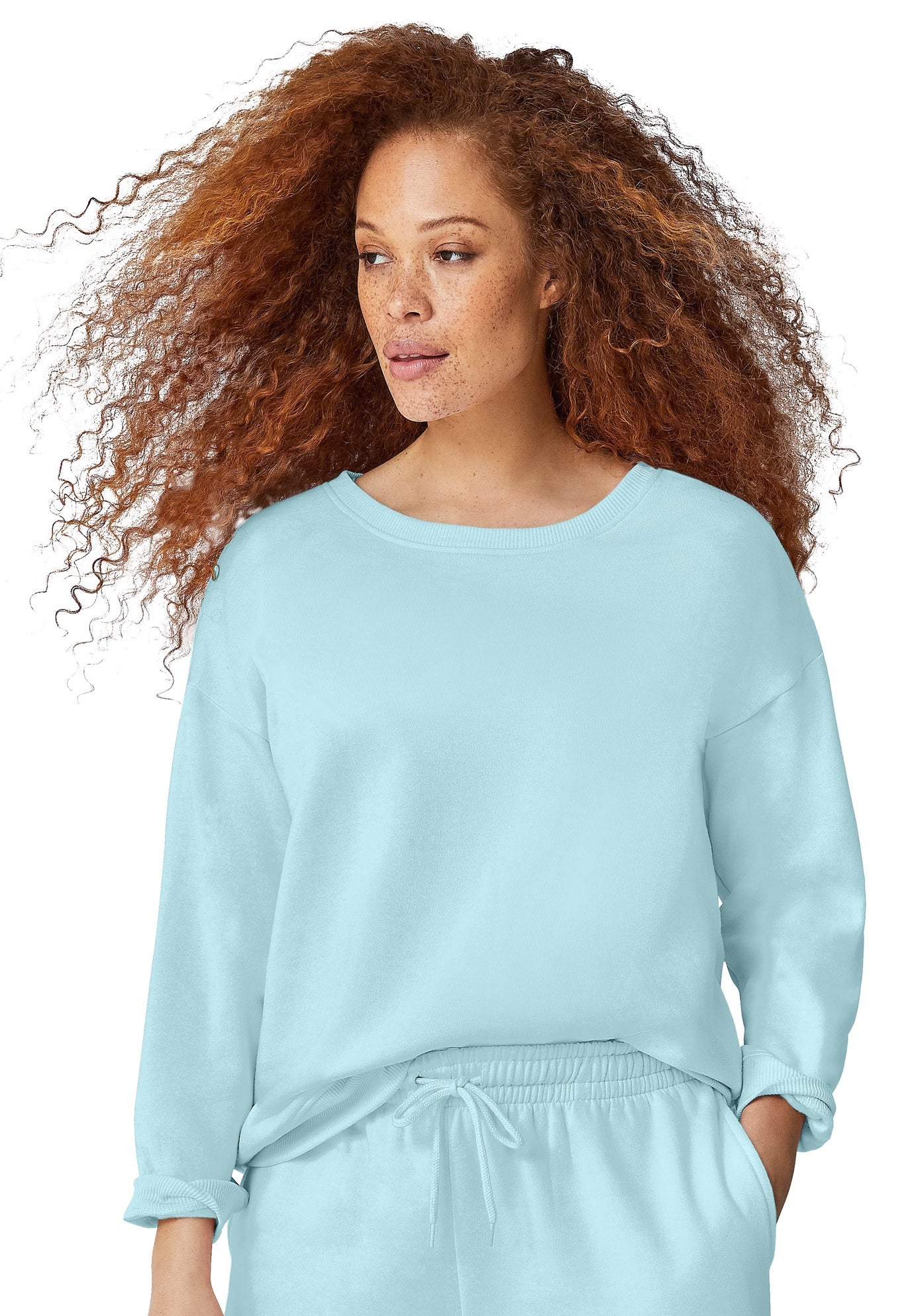 Boxy Fleece Sweatshirt image number 0