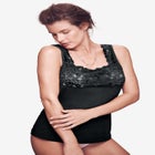 Silky Lace-Trimmed Camisole image number null