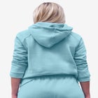Hooded Fleece Boxy Sweatshirt image number null