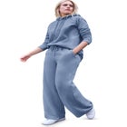 Hooded Fleece Boxy Sweatshirt image number null