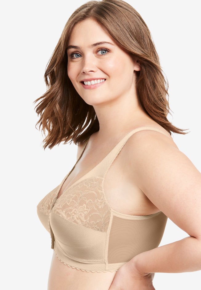 Glamorise® Magic Lift® Front-Close Support Wireless Bra 1200 image number 2