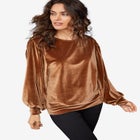 Full Sleeve Velour Top image number null
