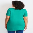 Button Detail Tunic Tee image number null