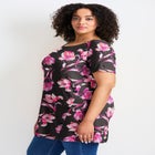 Button Detail Tunic Tee image number null