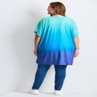 Knit Eyelet Kimono image number null