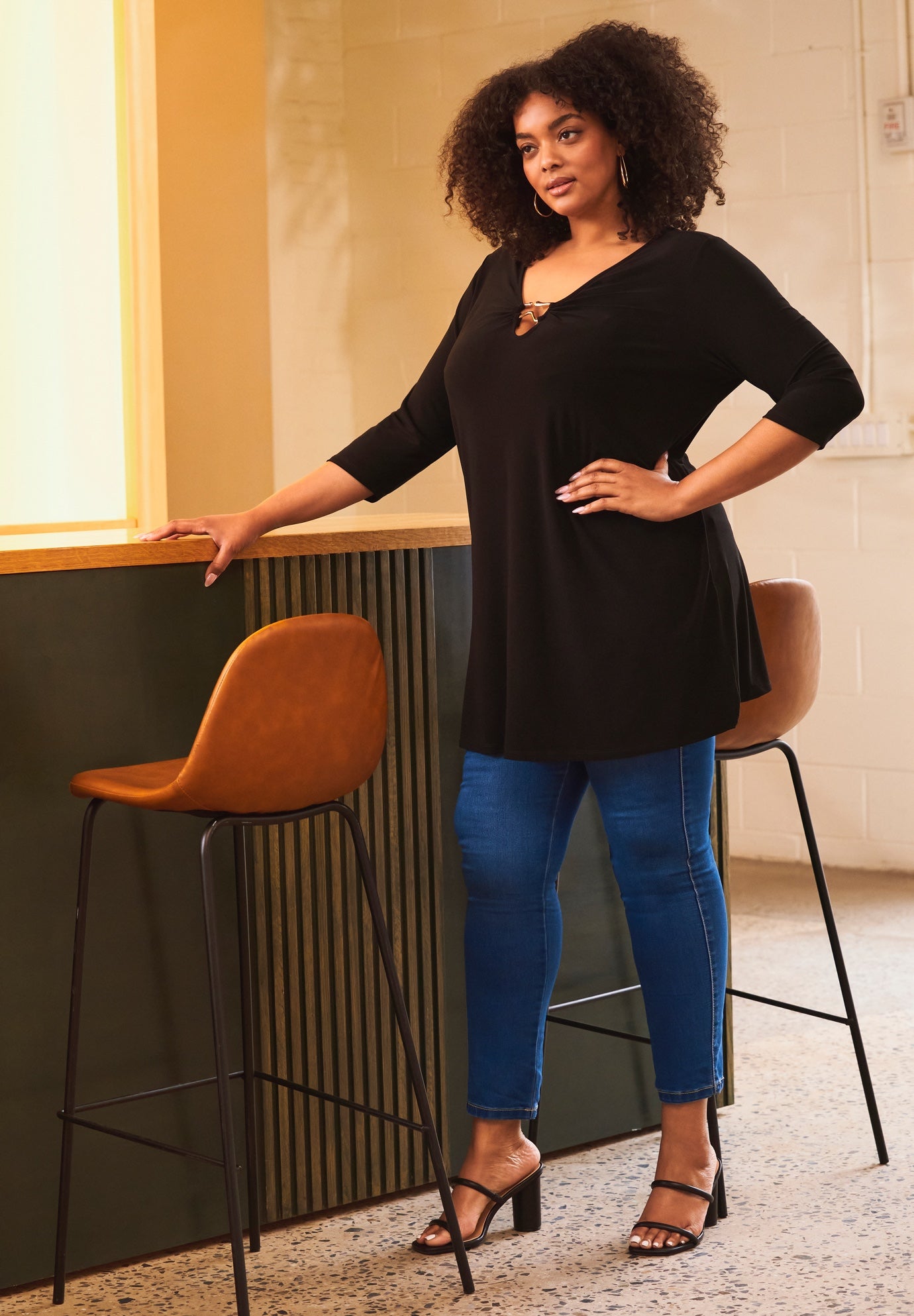 Ring Detail Tunic Top image number 0