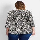 Side Ruched Faux Wrap Top image number 2