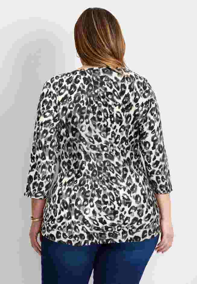 Side Ruched Faux Wrap Top image number 2