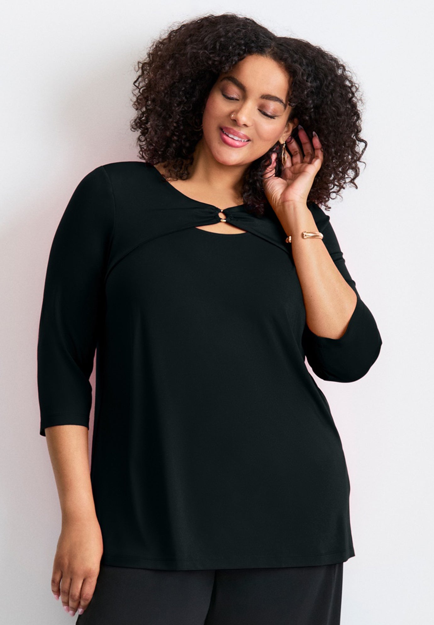 Knot Front Keyhole Top image number 0