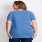 Triple Keyhole Short Sleeve Tee image number null