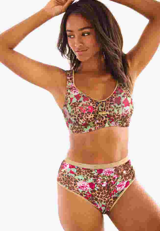 Hi-Cut Cotton/Spandex Panty 3-Pack image number 4