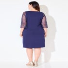Ponte Knit Pencil Dress image number 1
