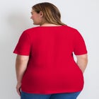 Lacing Detail Tunic Tee image number null