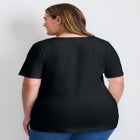 Lacing Detail Tunic Tee image number null