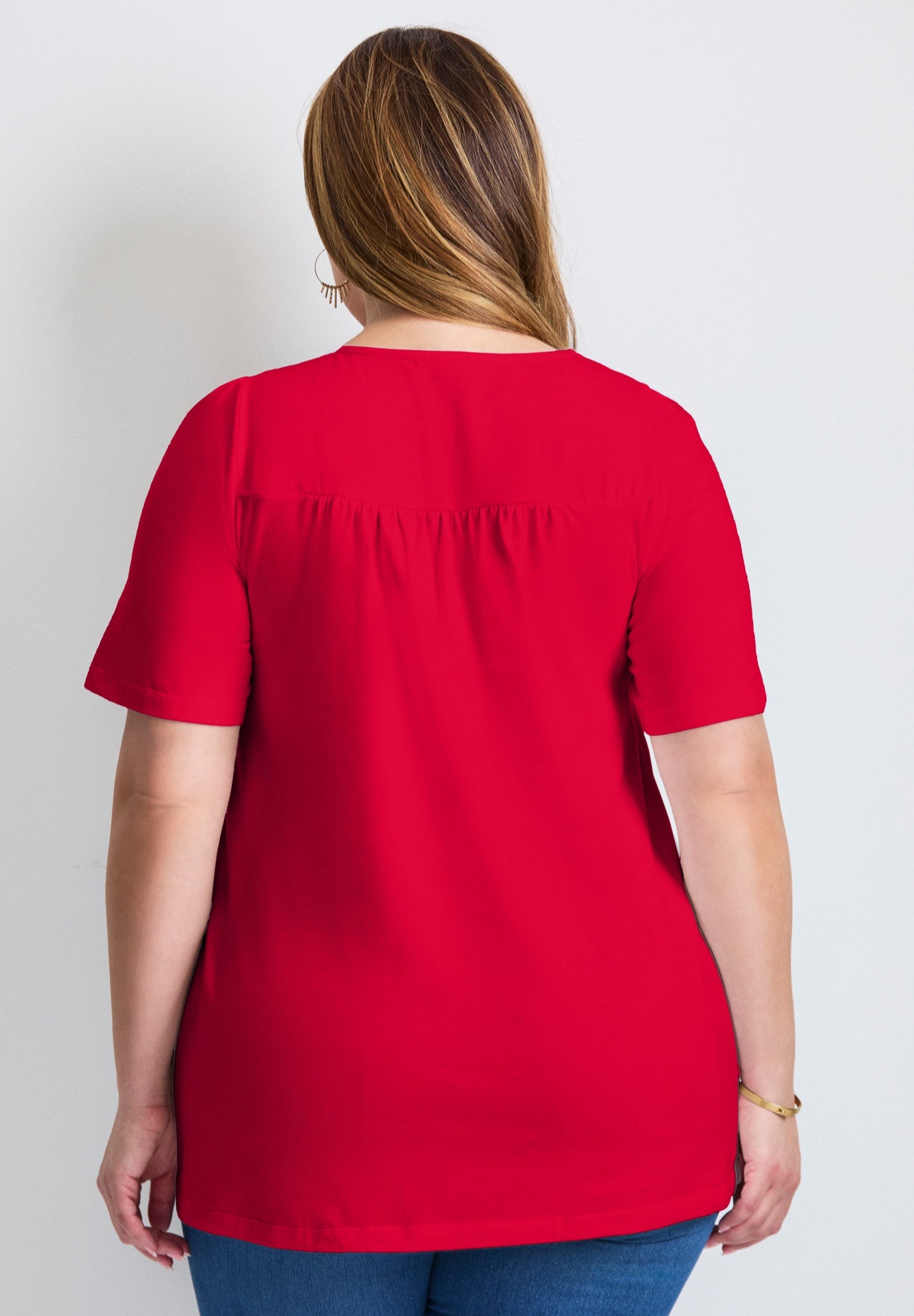 Smocked Squareneck Top image number 2