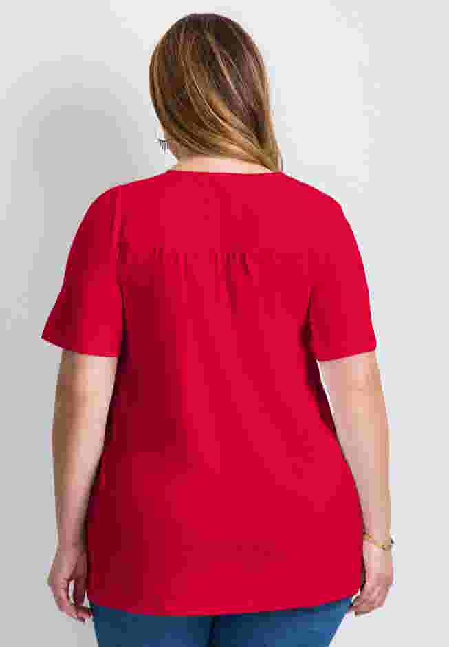 Smocked Squareneck Top image number 2