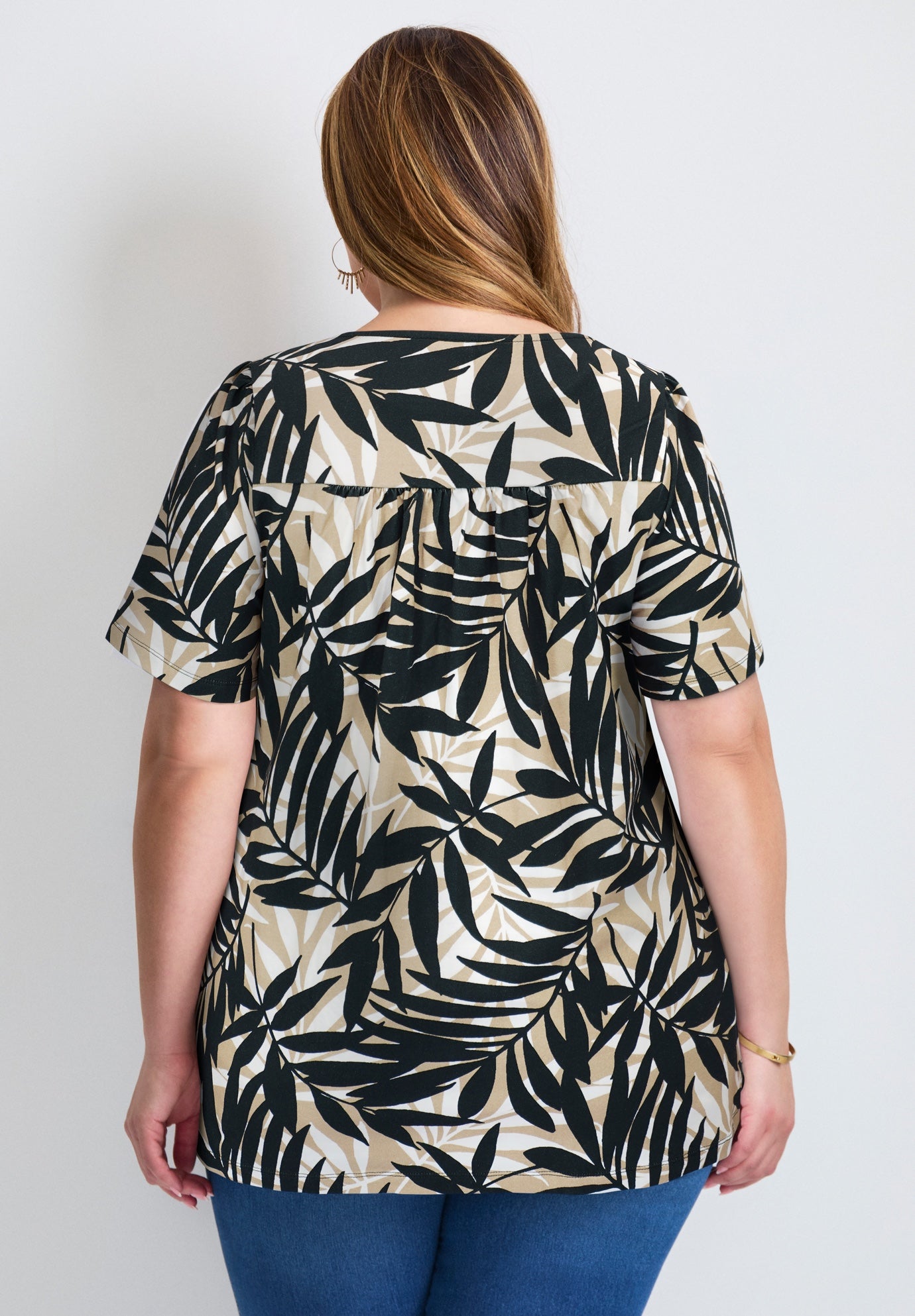 Smocked Squareneck Top image number 2