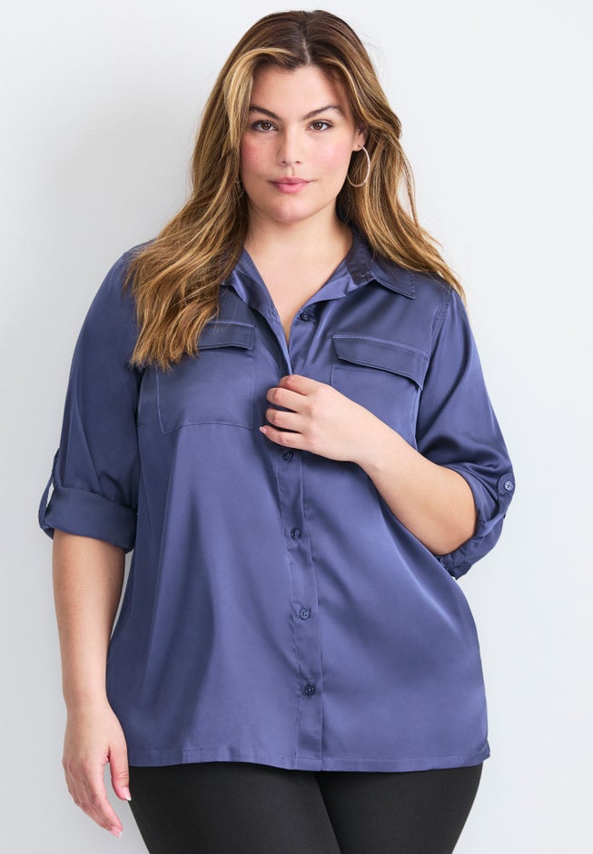 Sateen Utility Shirt image number 1