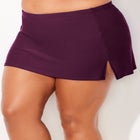 Side Slit Swim Skirt With Built-In Brief image number 4