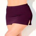 Side Slit Swim Skirt With Built-In Brief image number 3