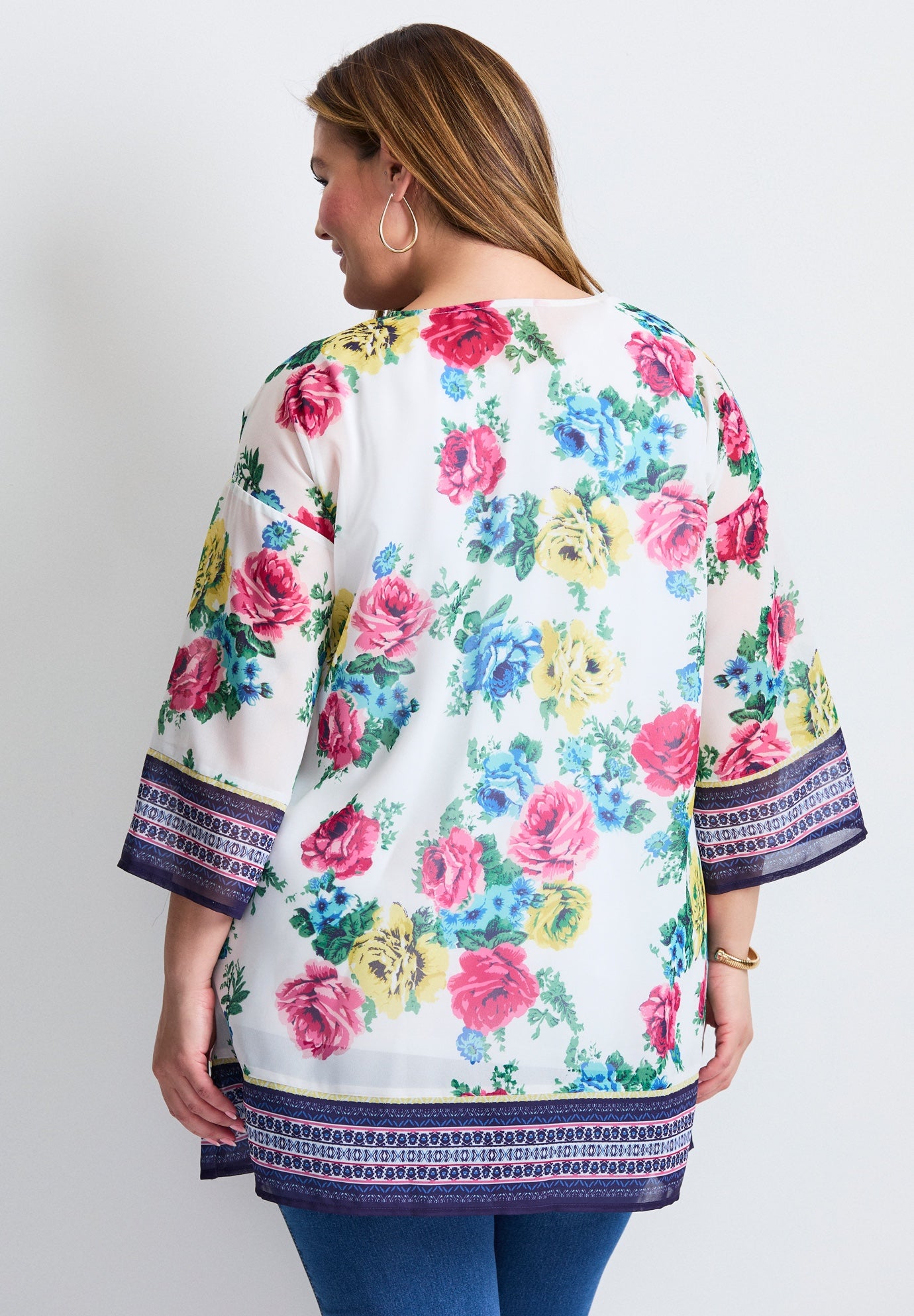 Bell Sleeve Kimono image number 3