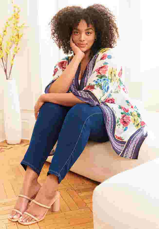 Bell Sleeve Kimono image number 1
