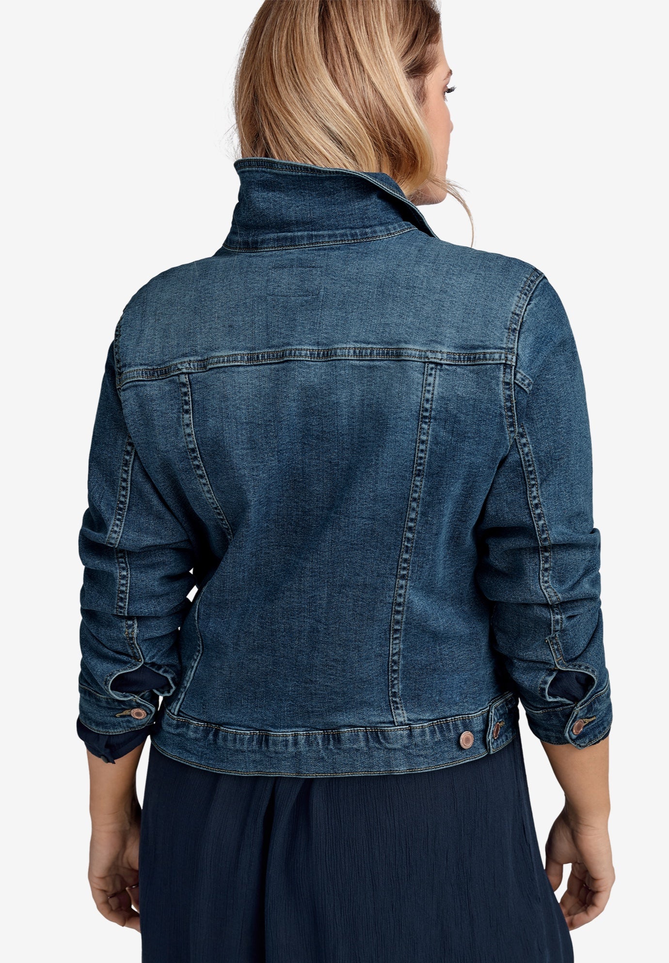 Classic Stretch Denim Jacket image number 1