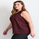 Sleeveless Double Layer Swing Tank image number null