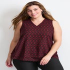 Sleeveless Double Layer Swing Tank image number null