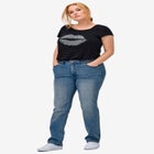 Straight Stretch Jeans image number null