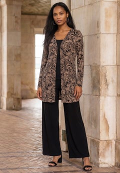Everyday Stretch Knit Open Front Cardigan