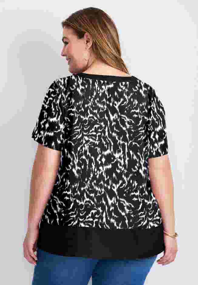 Color Block Hem Top image number 2
