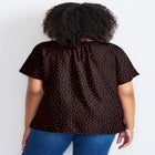 Keyhole Dolman Sleeve Blouse image number null