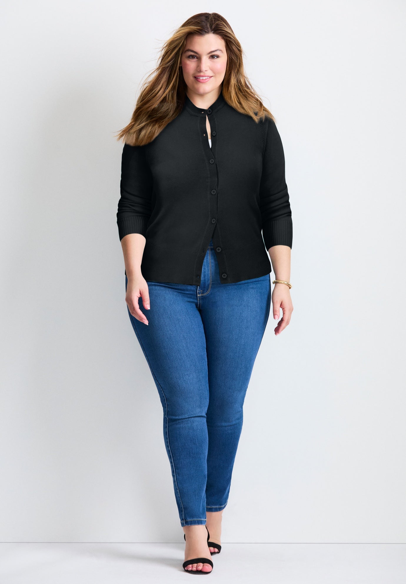 Signature Fine Gauge Cardigan image number 2