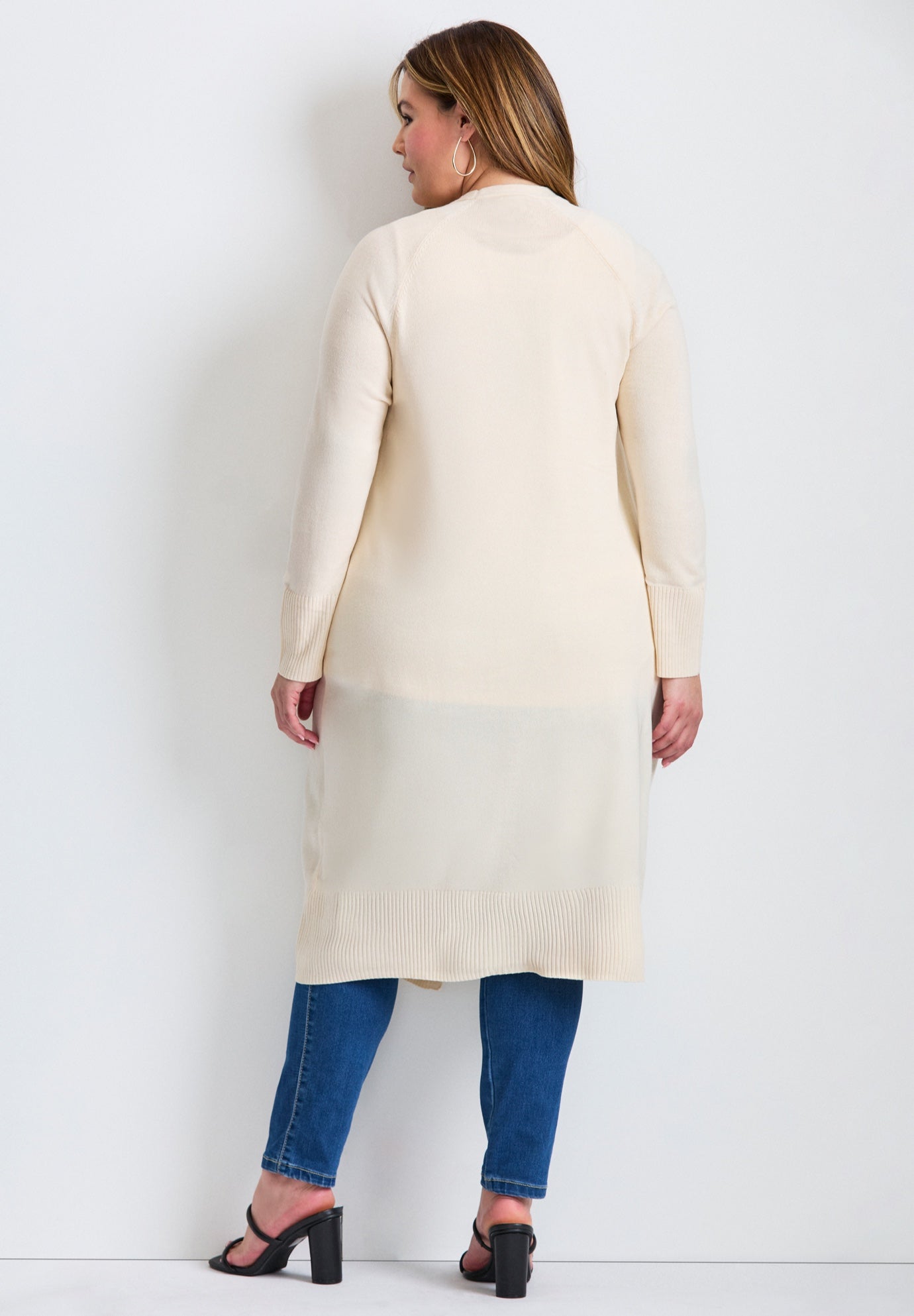 Raglan Sleeve Duster Cardigan image number 2