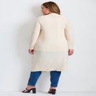 Raglan Sleeve Duster Cardigan image number null