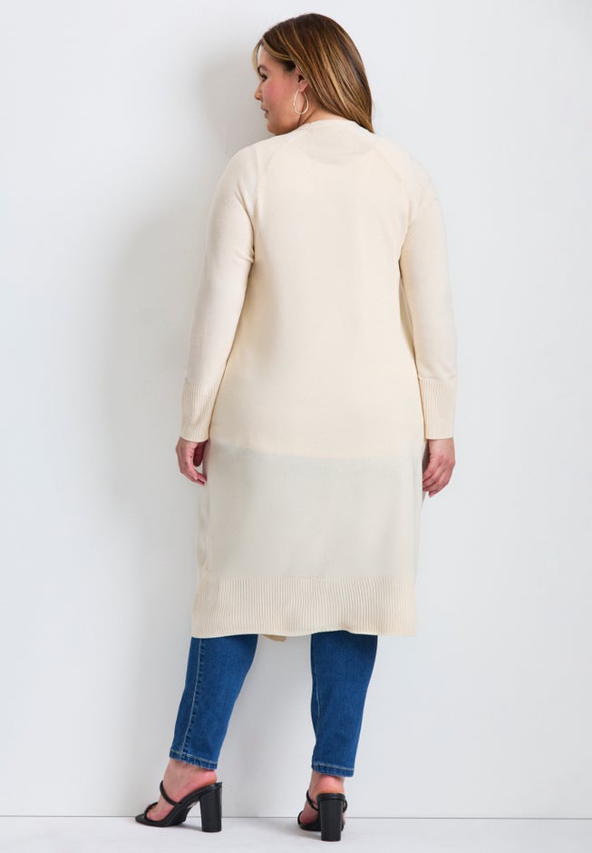Raglan Sleeve Duster Cardigan image number 2