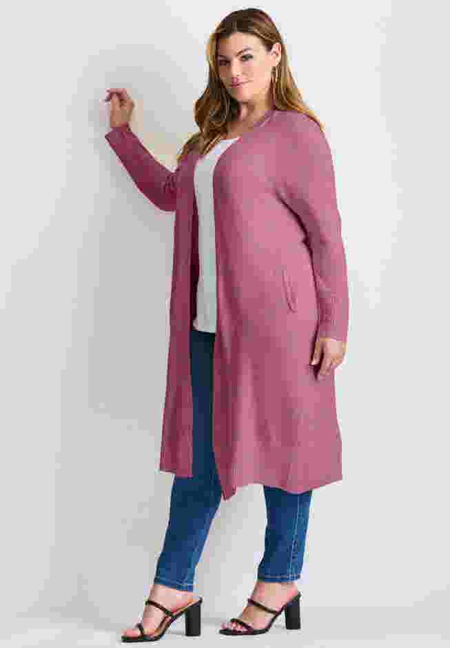 Raglan Sleeve Duster Cardigan image number 3