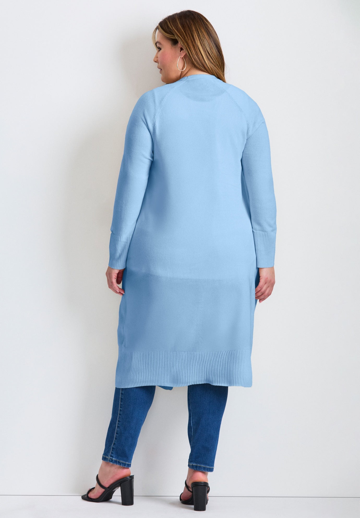 Raglan Sleeve Duster Cardigan image number 2