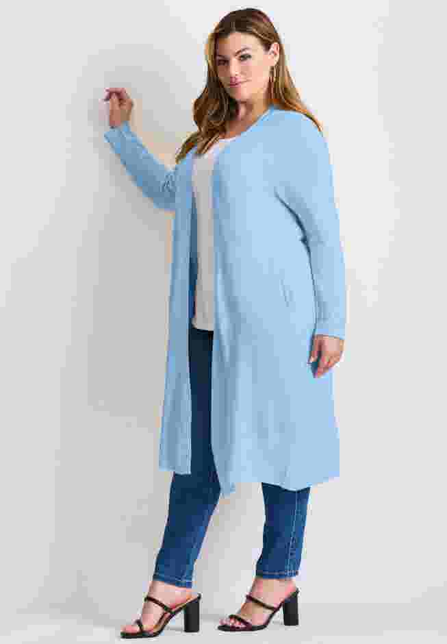 Raglan Sleeve Duster Cardigan image number 3