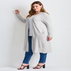 Raglan Sleeve Duster Cardigan image number null