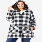 Hooded Fleece Coat image number 2
