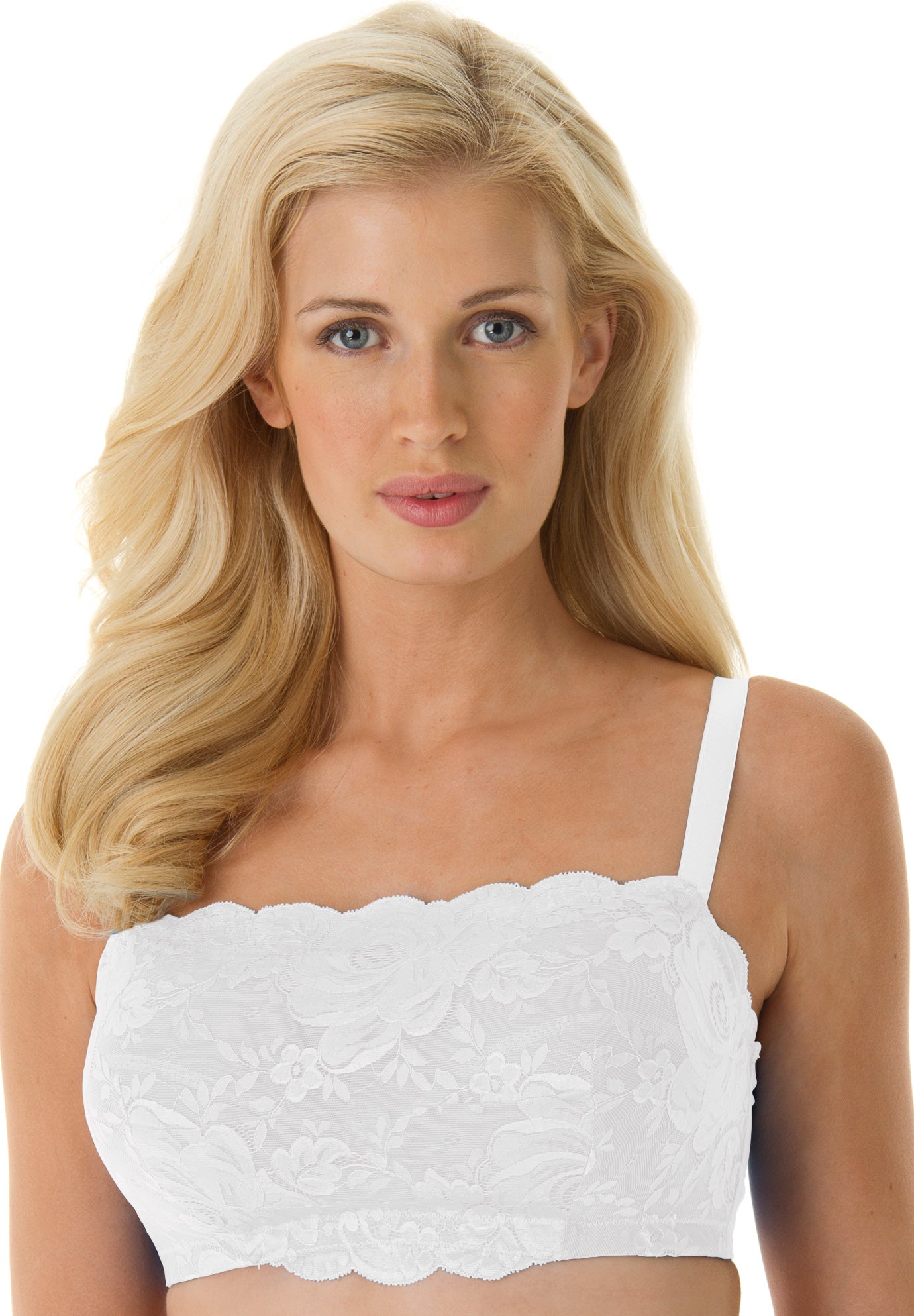 Lace Wireless Cami Bra image number 4